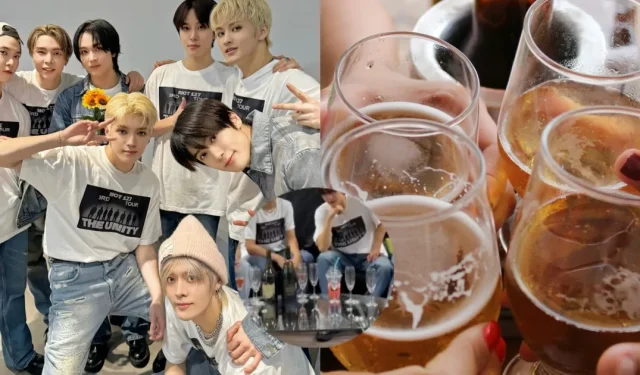 NCT 127 genera reacciones divididas por beber durante la transmisión en vivo