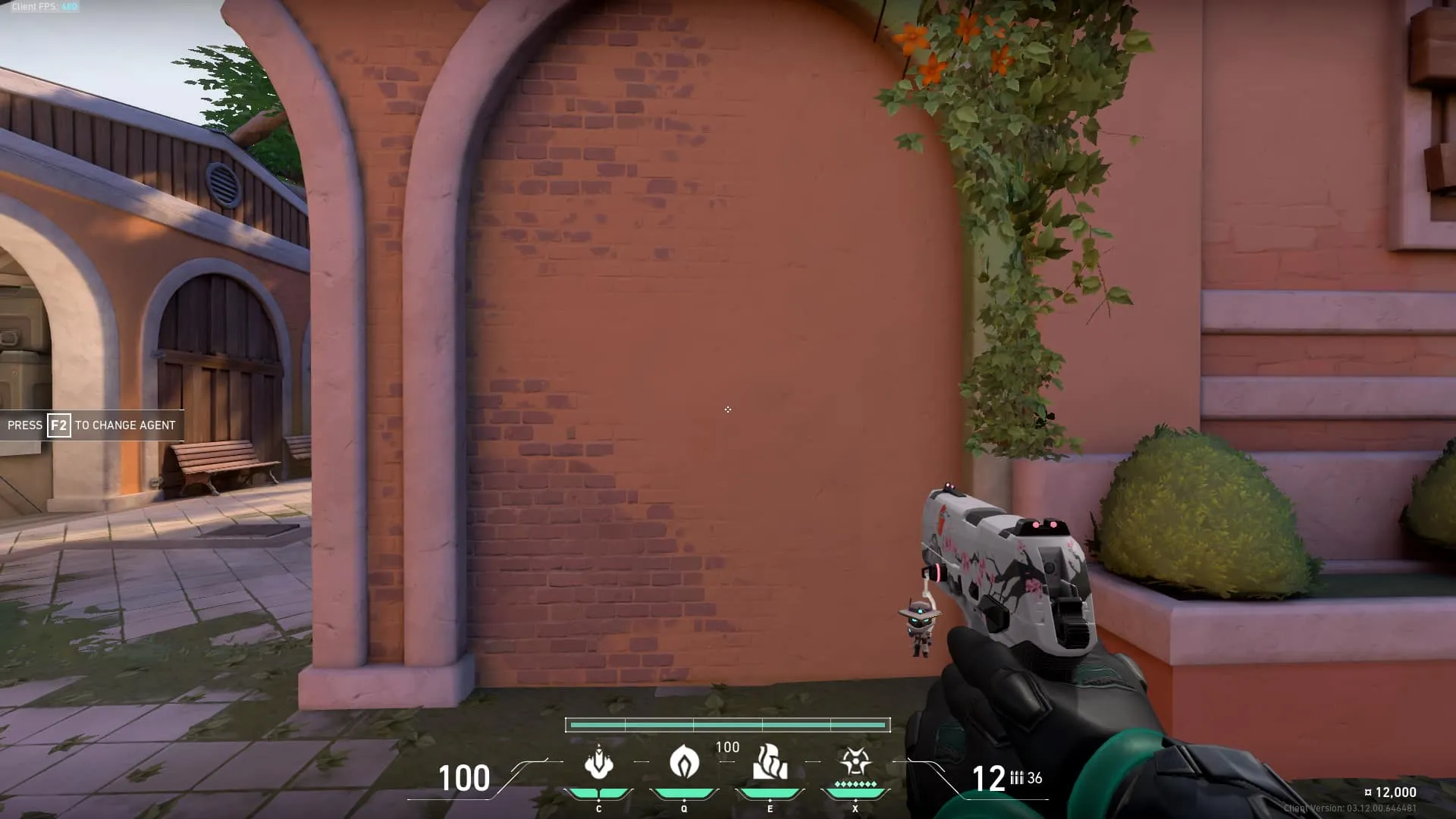 Twitch ストリーマー Ninja's Valorant Crosshair