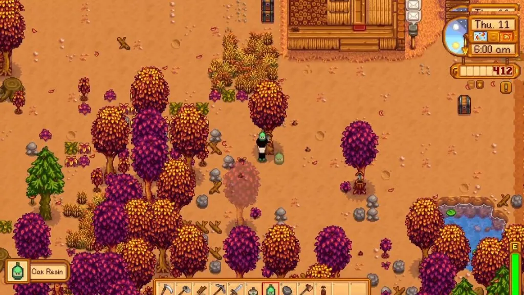 Stardew Valley en résine de chêne