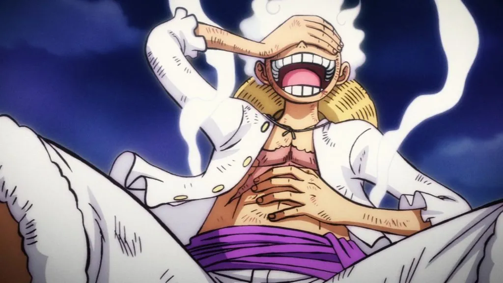 Uma imagem de One Piece Gear 5 Luffy