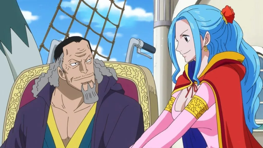 Ein Bild von Königskobra und Prinzessin Vivi aus One Piece