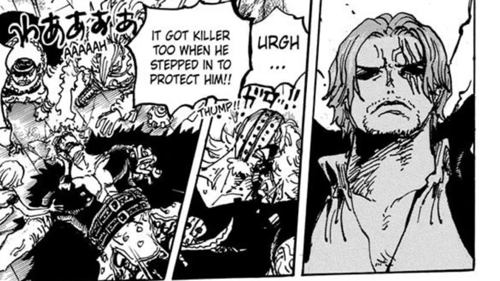 Shanks walczy z Kid Pirates w One Piece