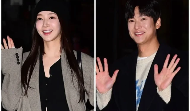 Park Min-young und Na In-woo nehmen heute (26. Januar) an der Aufnahme von „Amazing Saturday“ teil.