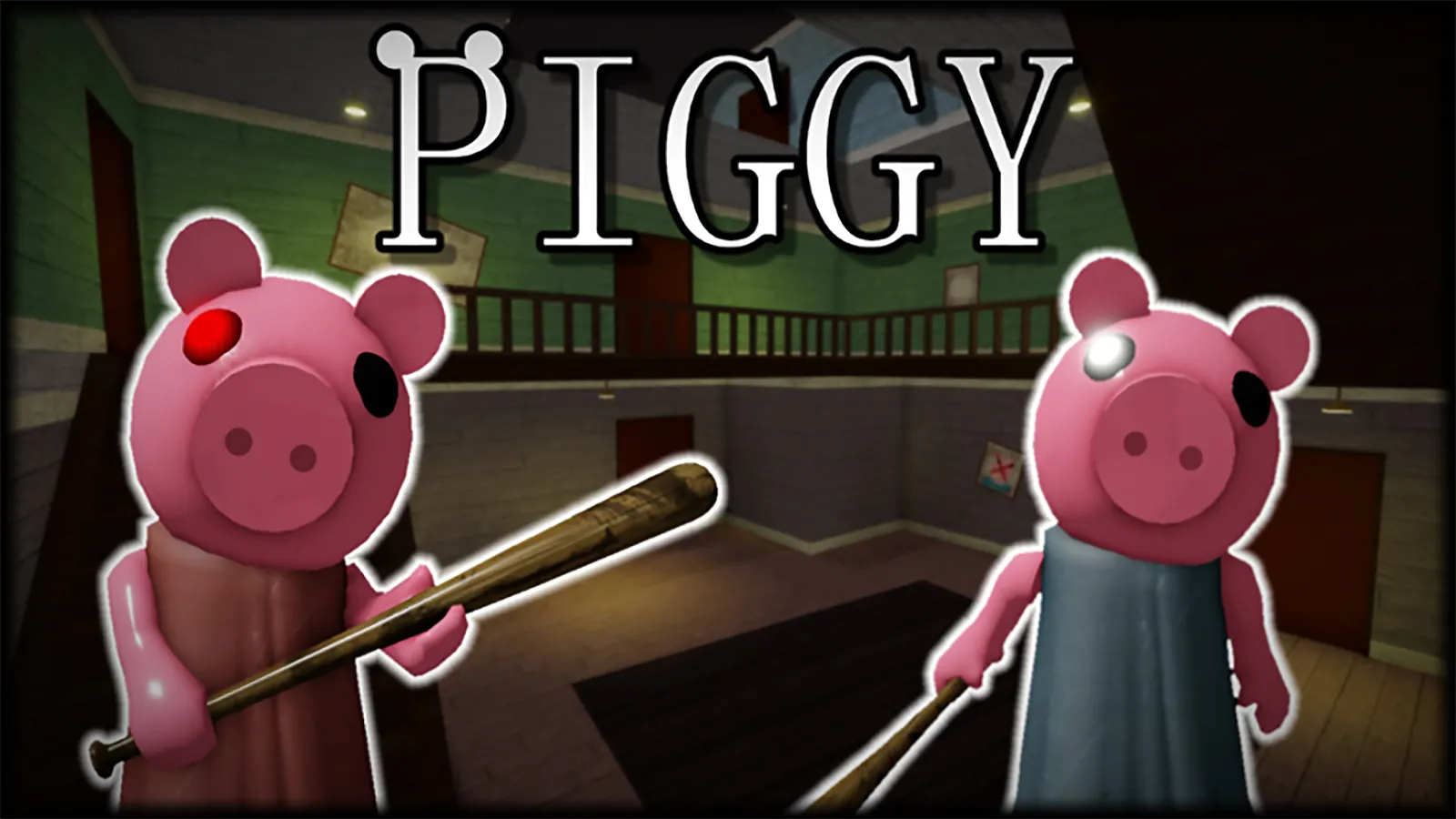 Illustration pour le jeu d'horreur effrayant Piggy dans Roblox