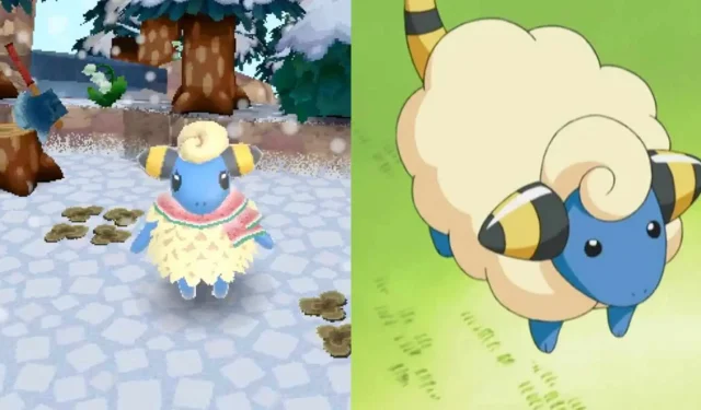 Les joueurs de Pokémon veulent un jeu croisé Animal Crossing après avoir vu Mareep en action