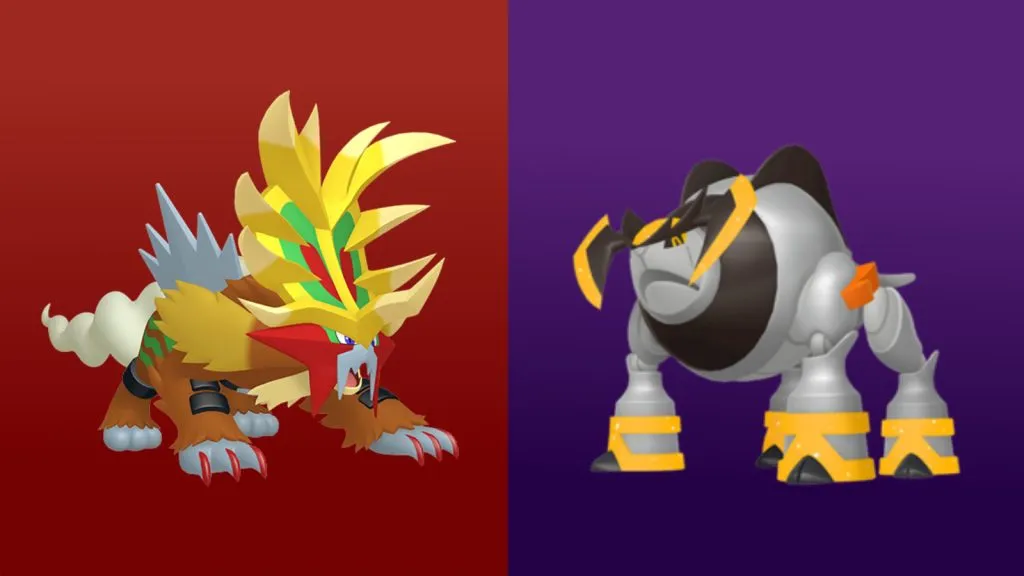 Gouging Fire et Iron Boulder sur Pokemon Scarlet & Couleurs violettes