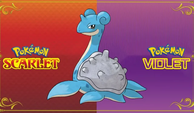 Como encontrar Lapras em Pokémon Scarlet & Violeta: o disco índigo