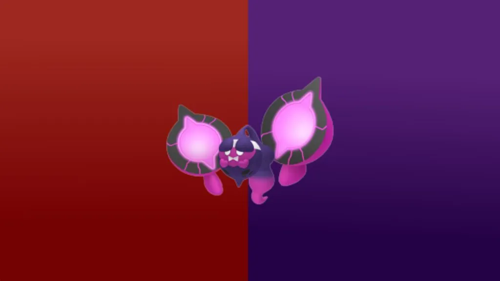 Pecharunt sobre Pokémon colores Escarlata y Violeta