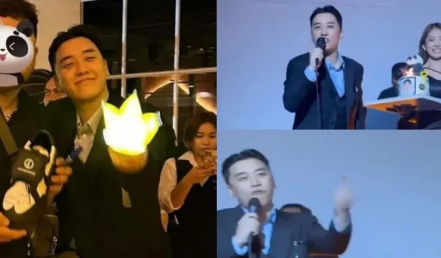 Seungri chama Flak para sediar evento, mencionando BIGBANG G-Dragon: ‘Ele ainda tem fãs?’