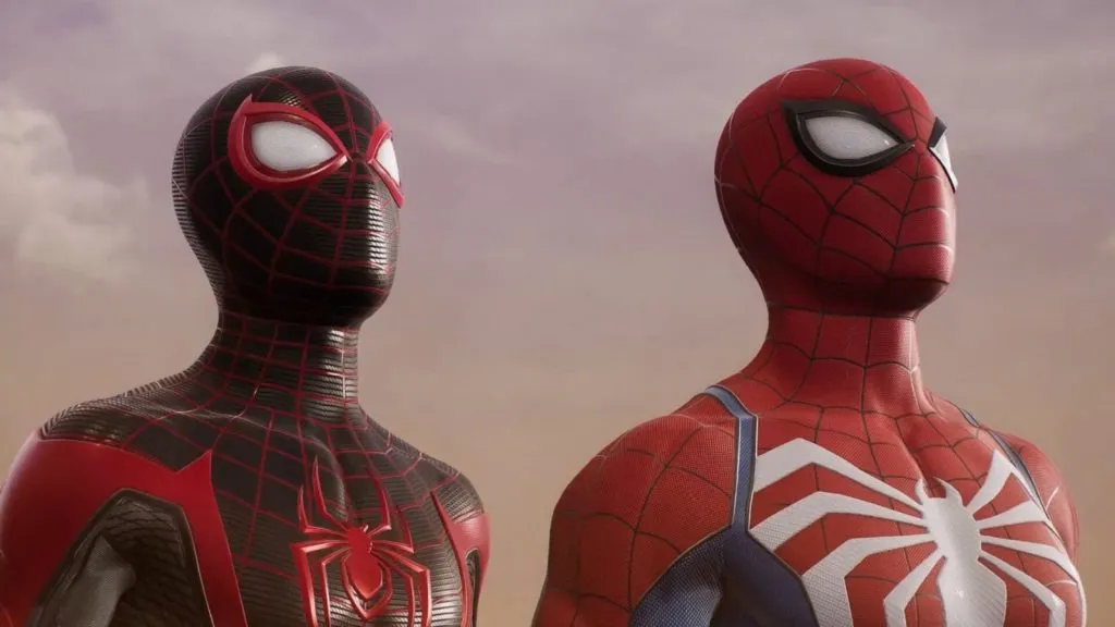 Peter Parker e Miles Morales em Homem-Aranha 2 da Marvel