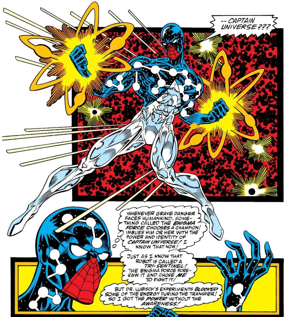 Spider-Man als Captain Universe