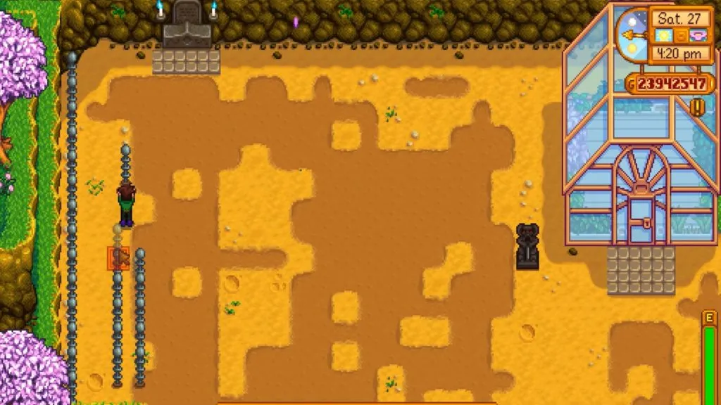 placement d'un paratonnerre dans la vallée de Stardew