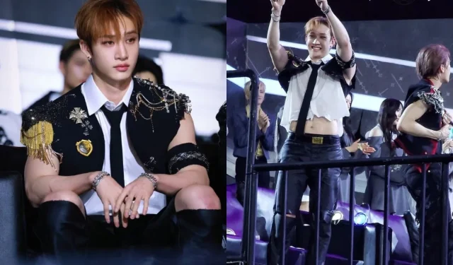 O mistério da camisa de Bang Chan do Stray Kids no Golden Disc Awards provoca risadas dos fãs