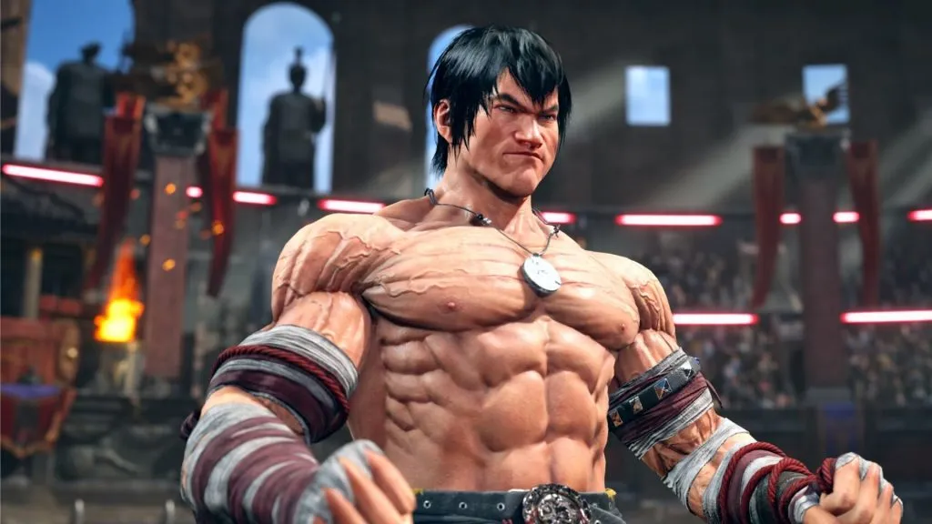 personaje de tekken 8 en escena cortada