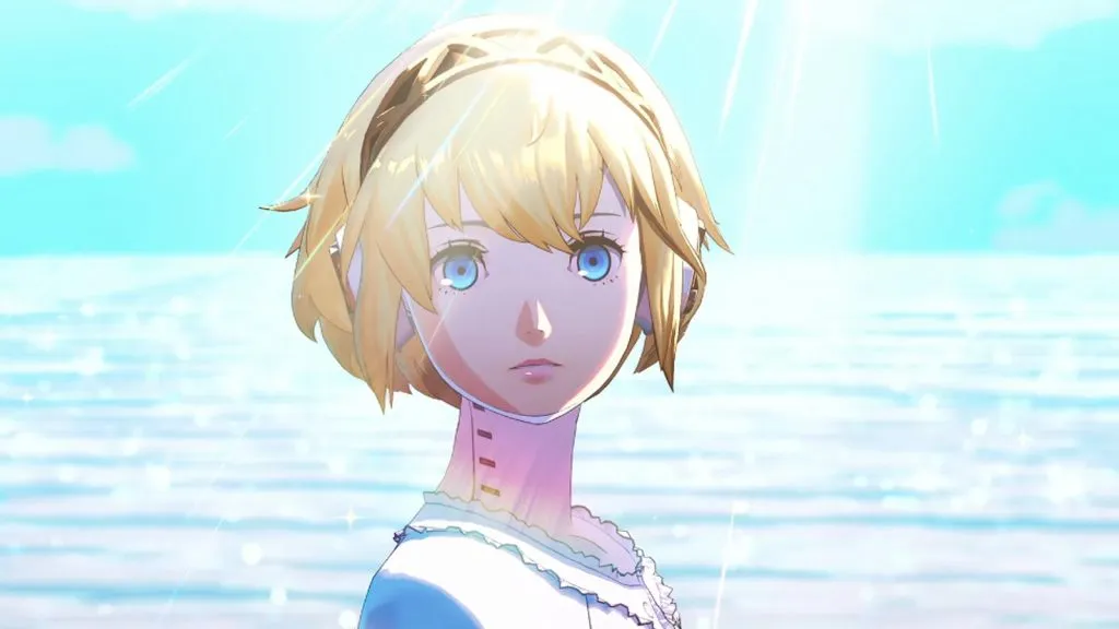 Uma imagem de Aigis é Persona 3 Reload.