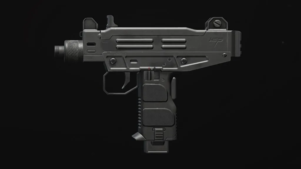 Pistola WSP Stinger visualizada em Warzone.