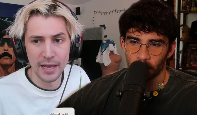 xQc 在發現 Hasan 避免「反應內容」強烈反對的技巧後感到震驚