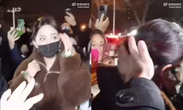 La actriz china le dijo a un fan que no la tocara, ¿qué pasó? 