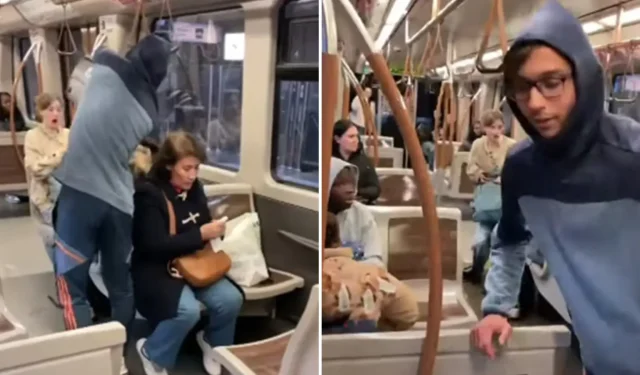 Un YouTubeur arrêté pour avoir jeté des seaux de crottes sur les passagers d’un train