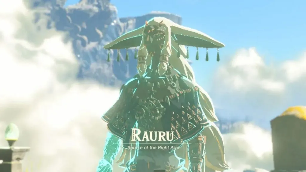 rauru in zelda lacrime del regno