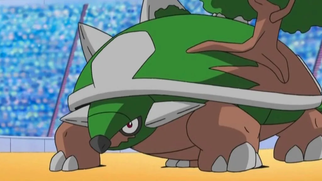 Torterra en el anime Pokémon