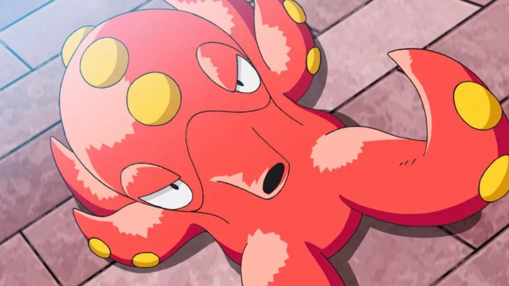 Octillery no anime Pokémon