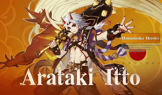 Todos los materiales de ascensión de Genshin Impact Arataki Itto