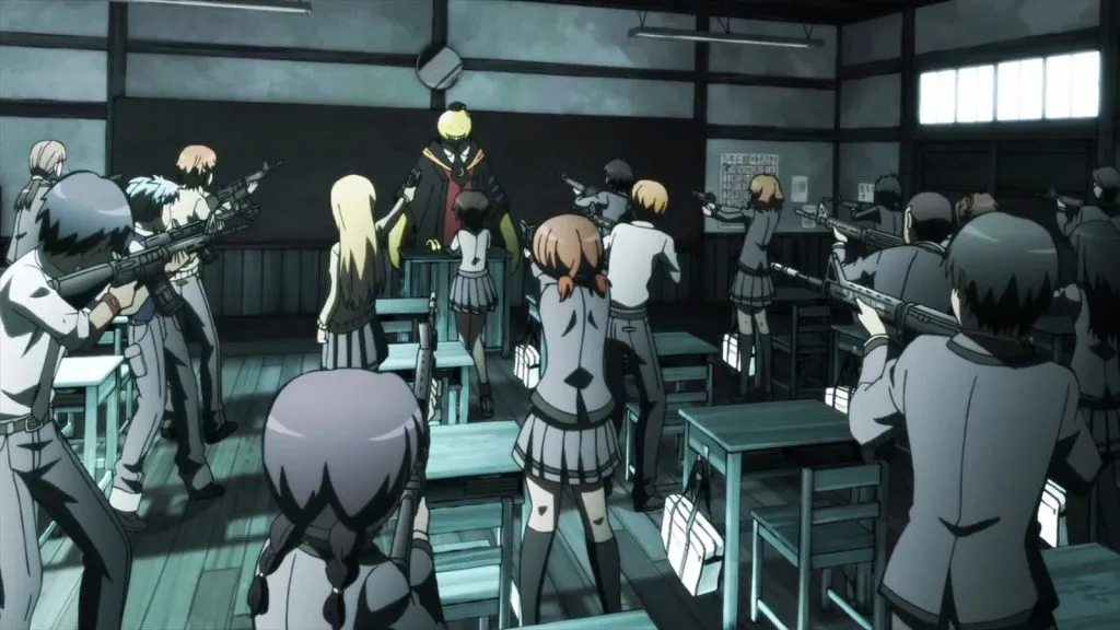 Curta série de anime Assassination Classroom