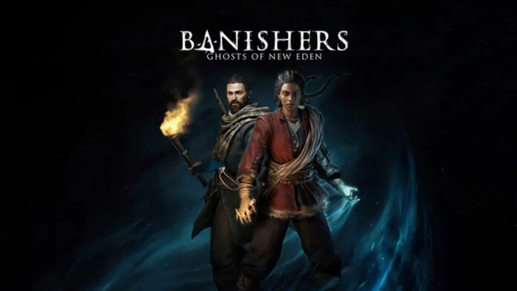 Logotipo e protagonistas dos Banishers