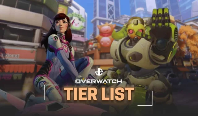 Beste Overwatch-Charaktere: Liste der Panzerstufen