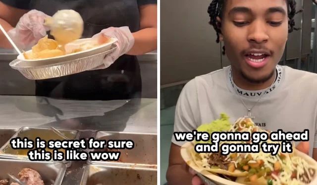 Homem faz pedido do menu secreto do Chipotle e fica chocado com o que recebe