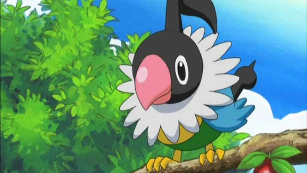 Chatot dell'anime Pokemon