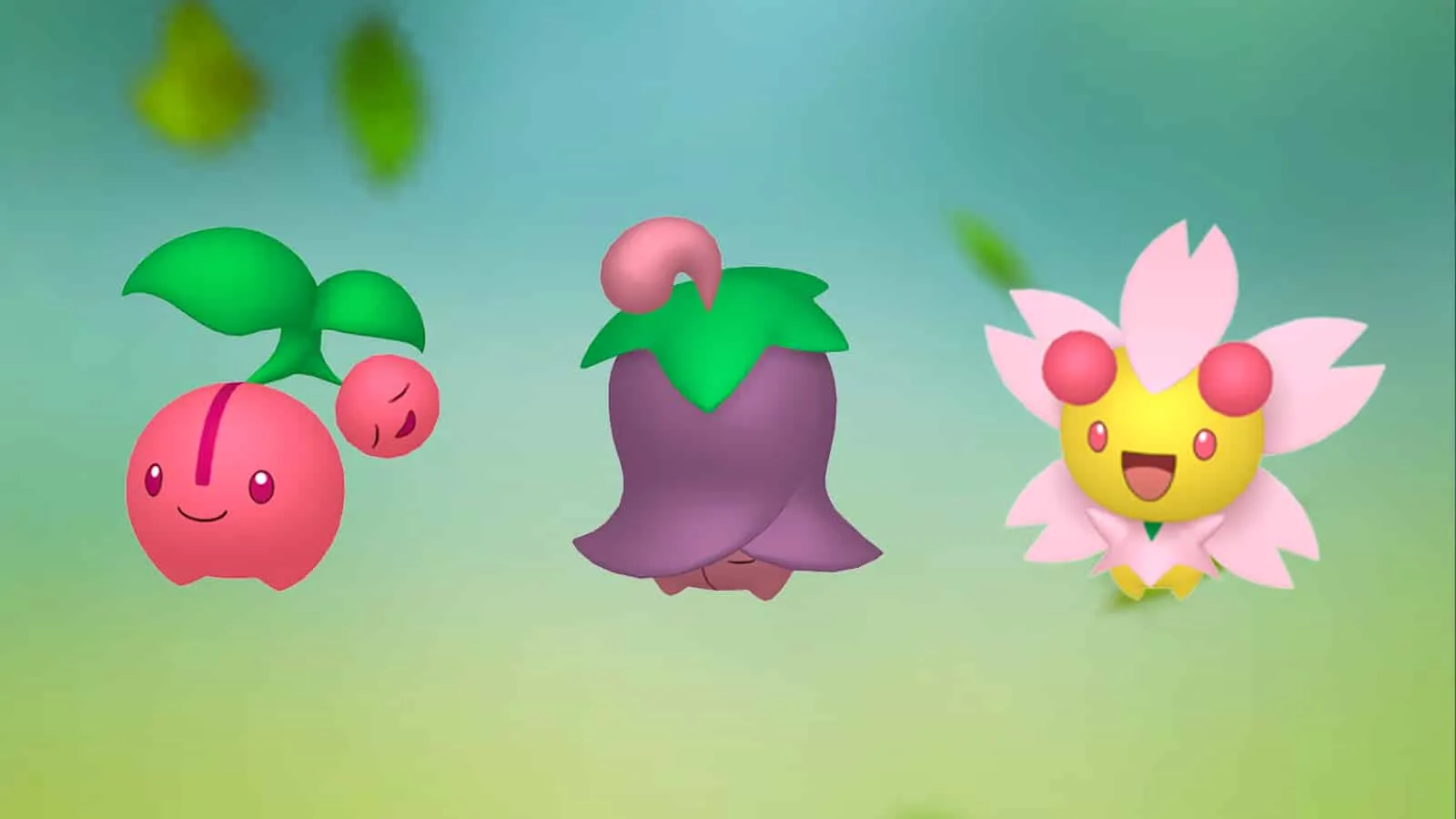 Formas Cherubi e Cherrim em Pokémon GO