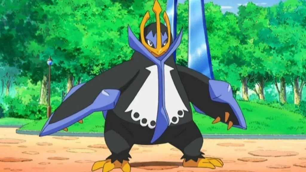 Empoleon en el anime Pokémon