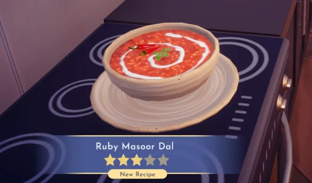 迪士尼夢光谷：Ruby Masoor Dal 配方及製作方法