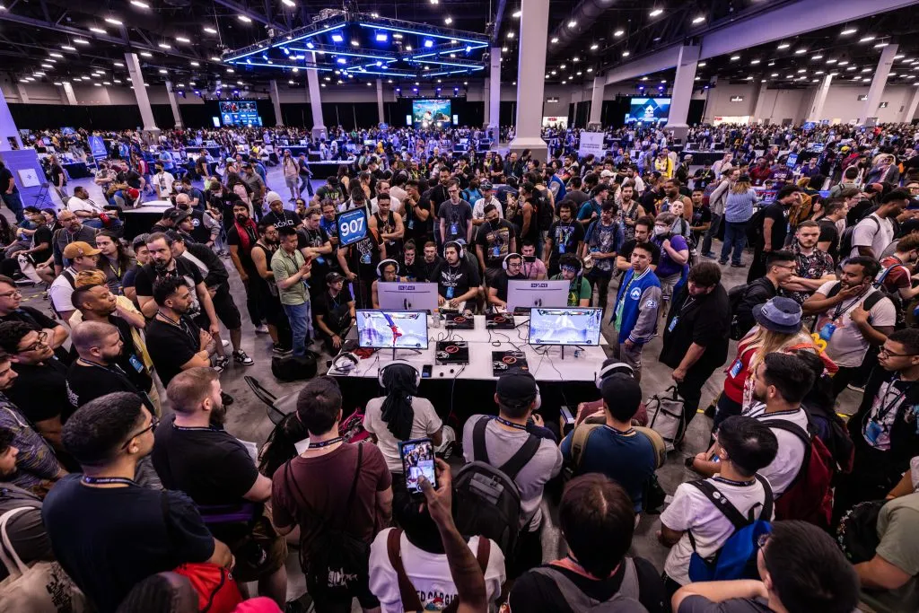 2023年8月5日にマンダレイベイで開催されるEVO 2023。（写真：ロバート・ポール）