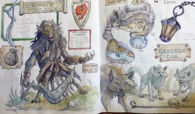 Le superfan « Crazed » d’Elden Ring passe 600 heures à dessiner l’intégralité de sa partie