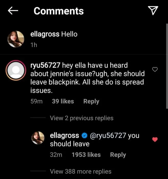 Ella Gross ha difeso Jennie