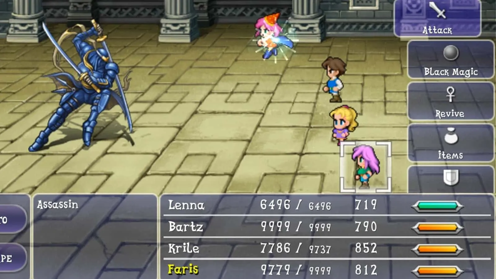 Gameplay de Final Fantasy 5