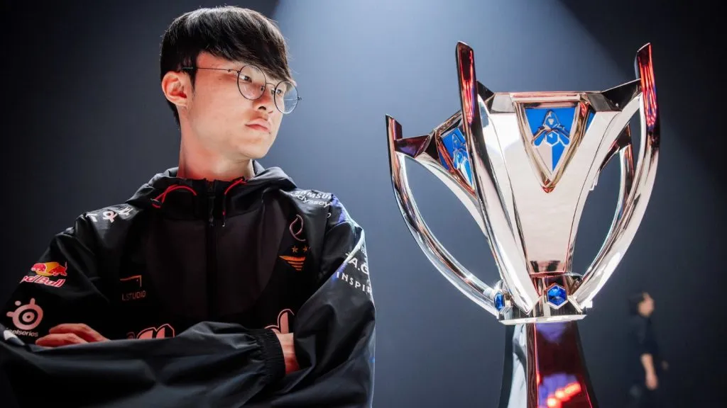 Faker 參加 2023 年全球總決賽