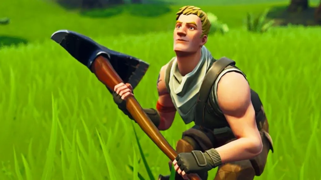 기본 스킨을 사용하는 Fortnite AI 봇.