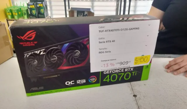 Un uomo scopre una RTX 4070 Ti economica ma ottiene più di quanto si aspettasse