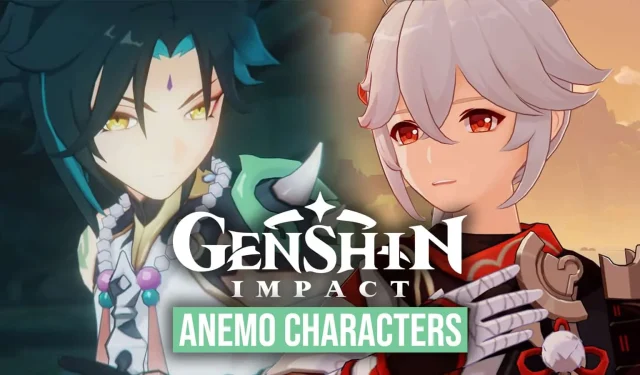 Alle Genshin Impact Anemo-Charaktere: Kazuha, Venti, Xiao, mehr