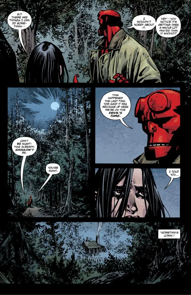 Strony podglądu Hellboy: The Crooked Man i Return of Ellie Kolb