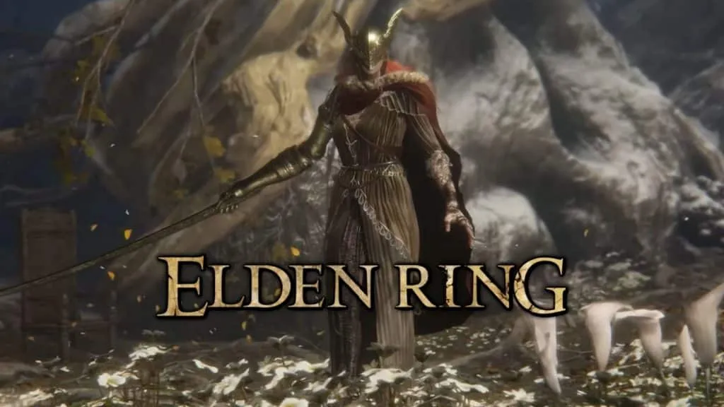 Una imagen de la mano de Malenia en una escena de Elden Ring