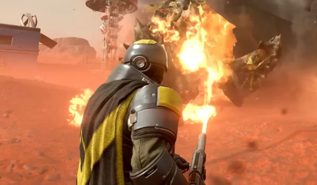 Helldivers 2-Spieler möchten, dass die Entwickler den „glanzlosen“ Flammenwerfer verstärken