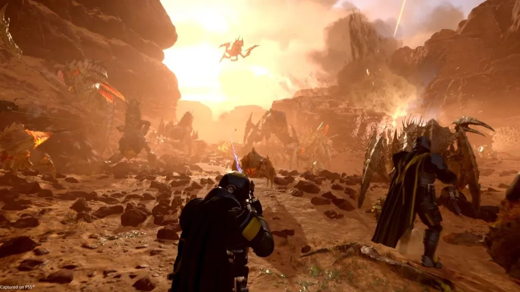 Lucha de escuadrones Helldivers 2