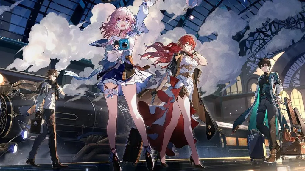 Uma captura de tela do jogo Honkai Star Rail