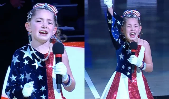 Los fanáticos de los Patriotic Pacers recuerdan a Fergie después de que una niña interpretara el “peor” himno nacional