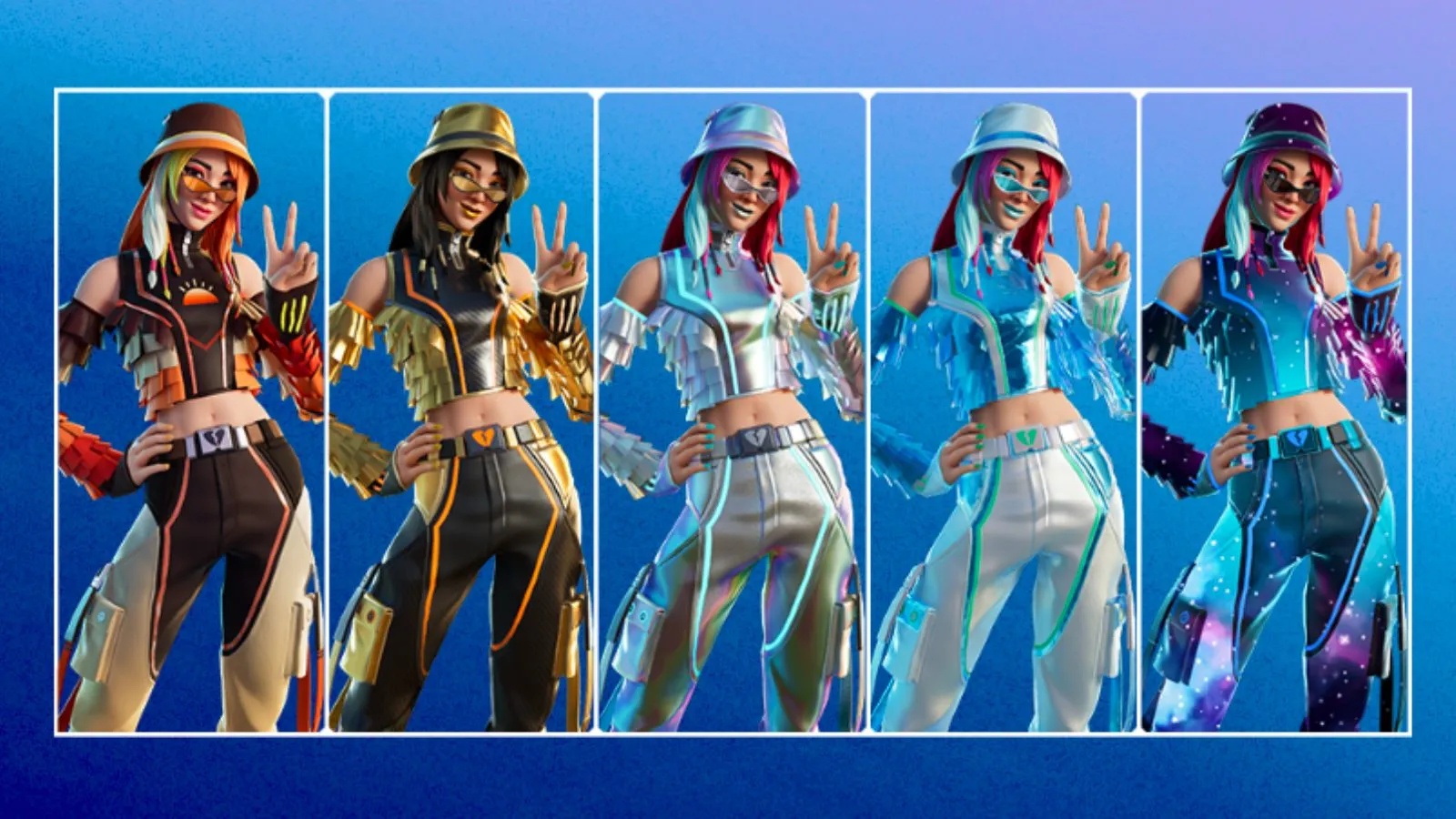 Todos los estilos heredados de Lana Llane de Fortnite